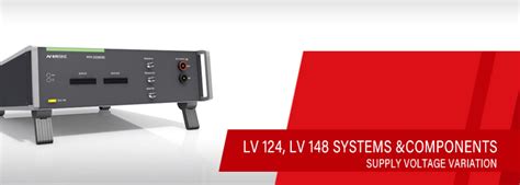 LV 124 and LV 148 Systems and Components .